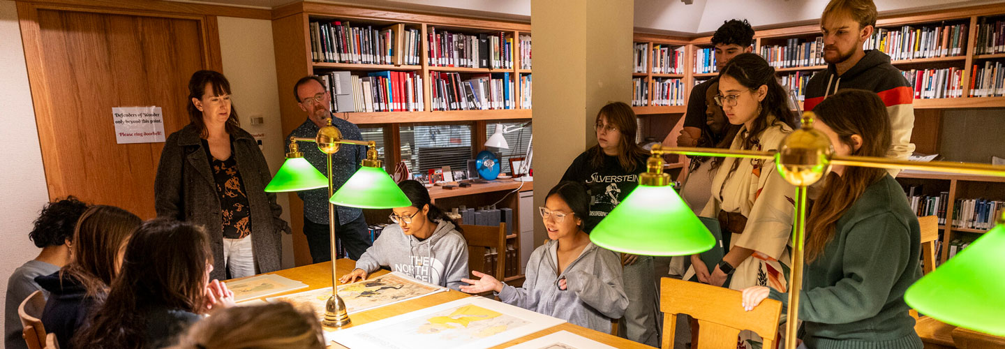 art class in a library